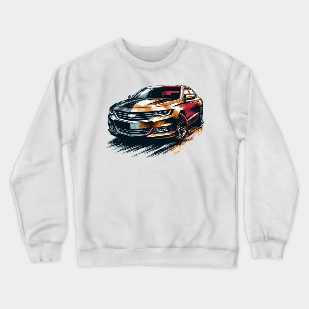 Chevrolet Impala Crewneck Sweatshirt by Vehicles-Art